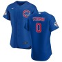 Men's Chicago Cubs 0 Marcus Stroman Royal Alternate Authentic Jersey