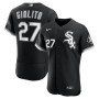 Men's Chicago White Sox 27 Lucas Giolito Black Alternate Player Jersey