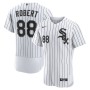 Men's Chicago White Sox 88 Luis Robert White Home Player Jersey