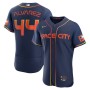 Men's Houston Astros 44 Yordan Alvarez Navy 2022 City Connect Player Jersey