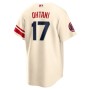 Men's Los Angeles Angels Shohei Ohtani Cream 2022 City Connect Player Jersey