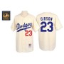 Men's Los Angeles Dodgers Kirk Gibson Cream Throwback Baseball Jersey