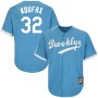 Men's Los Angeles Dodgers Sandy Koufax Light Blue Throwback Baseball Jersey