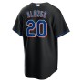 Men's New York Mets 20 Pete Alonso Black 2022 Alternate Replica Player Jersey