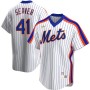 Men's New York Mets 41 Tom Seaver White Home Cooperstown Collection Player Jersey