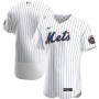Men's New York Mets White Home Team Jersey