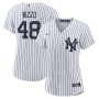 Women's New York Yankees 48 Anthony Rizzo White Home Replica Player Jersey
