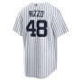 Men's New York Yankees 48 Anthony Rizzo White Home Official Replica Player Jersey