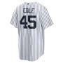 Men's New York Yankees 45 Gerrit Cole Replica Player Name Jersey