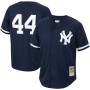 Men's New York Yankees Reggie Jackson Mitchell & Ness Navy Cooperstown Collection Mesh Batting Practice Jersey