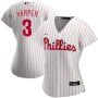 Women's Philadelphia Phillies Bryce 3 Harper White Home Replica Player Jersey