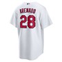 Men's St. Louis Cardinals 28 Nolan Arenado White Home Official Replica Player Jersey