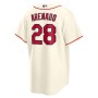 Men's St. Louis Cardinals 28 Nolan Arenado Cream Alternate Replica Player Jersey