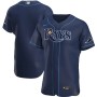 Men's Tampa Bay Rays Navy Alternate Authentic Team Jersey