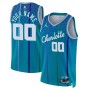 Men's Charlotte Hornets Teal 2021-22 Swingman Custom Jersey - City Edition