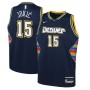 Men's Denver Nuggets 15 Nikola Jokic Navy 2021/22 Swingman Jersey - City Edition