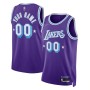 Men's Los Angeles Lakers Purple 2021-22 Swingman Custom Jersey - City Edition