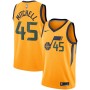 Men's Utah Jazz 45 Donovan Mitchell Gold Replica Swingman Jersey - Statement Edition