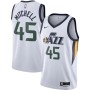 Men's Utah Jazz 45 Donovan Mitchell White Swingman Jersey - Association Edition