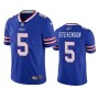 Men's Buffalo Bills 5 Marquez Stevenson Royal Vapor Untouchable Limited Stitched Jersey