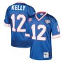 Men's Buffalo Bills 12 Jim Kelly Mitchell & Ness Royal 1994 Authentic Throwback Retired Player Jersey