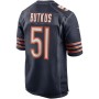 Men's Chicago Bears Dick Butkus Navy Game Retired Player Jersey