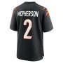 Men's Cincinnati Bengals Evan McPherson Black Game Jersey