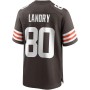 Men's Cleveland Browns Jarvis Landry Brown Game Player Jersey