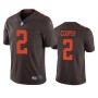 Men's Cleveland Browns 2 Amari Cooper Brown Rush Vapor Untouchable Limited Stitched Jersey