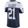 Men's Dallas Cowboys Ezekiel Elliott Navy Alternate Vapor Limited Jersey