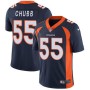 Men's Denver Broncos Bradley Chubb Navy Vapor Untouchable Limited Jersey