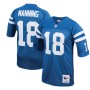 Men's Indianapolis Colts 18 Peyton Manning Mitchell & Ness Royal 1998 Authentic Throwback Jersey
