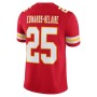 Men's Kansas City Chiefs Clyde Edwards-Helaire Red Vapor Limited Jerse 01