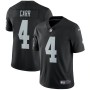 Men's Las Vegas Raiders Derek Carr Black Vapor Untouchable Limited Player Jersey