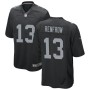 Men's Las Vegas Raiders 13 Hunter Renfrow Black Game Player Jersey