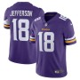 Men's Minnesota Vikings Justin Jefferson Purple Vapor Limited Jersey