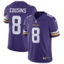 Men's Minnesota Vikings 8 Kirk Cousins Vapor Untouchable Limited Jersey