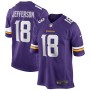 Men's Minnesota Vikings 18 Justin Jefferson Game Jersey