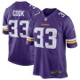 Men's Minnesota Vikings 33 Dalvin Cook Game Player Jersey