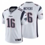 Men's New England Patriots 16 Jakobi Meyers White Vapor Untouchable Limited Stitched Jersey