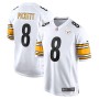 Men's Pittsburgh Steelers Kenny Pickett White 2022 NFL Draft First Round Pick Game Jersey
