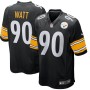 Men's Pittsburgh Steelers 90 T.J. Watt Game Player Jersey