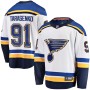 Men's St. Louis Blues 91 Vladimir Tarasenko White Away Premier Breakaway Player Jersey