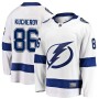 Men's Tampa Bay Lightning 86 Nikita Kucherov White Away Premier Breakaway Player Jersey