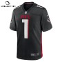 Men's Atlanta Falcons Marcus Mariota Black Game Jersey